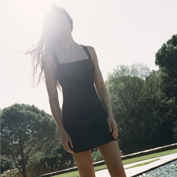ZARA Linen Blend Short Dress ZARA Linen Blend Short Dress